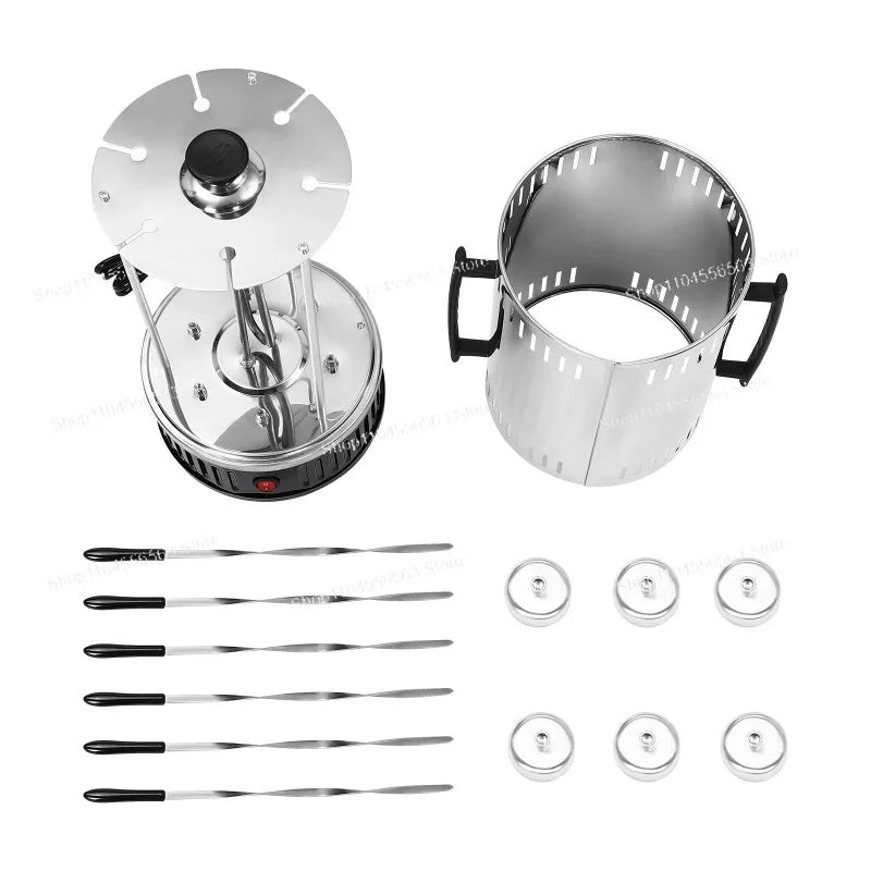 Grill Électrique Vertical Rotatif : Saveur et Simplicité!