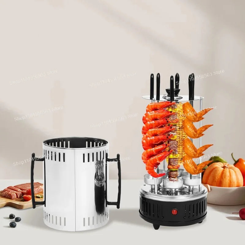 Grill Électrique Vertical Rotatif : Saveur et Simplicité!