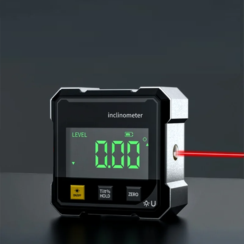 Globetrek° DigitalInclinometer: Numérique Magnétique Côtés Laser Inclinomètre