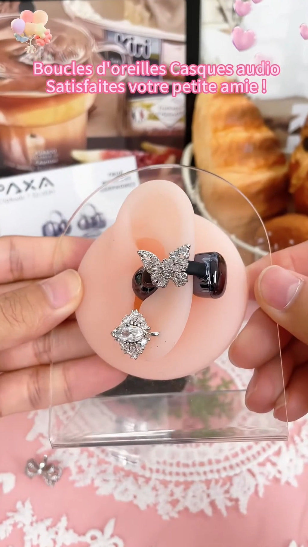 écouteur en boucles d'oreilles DAMIX