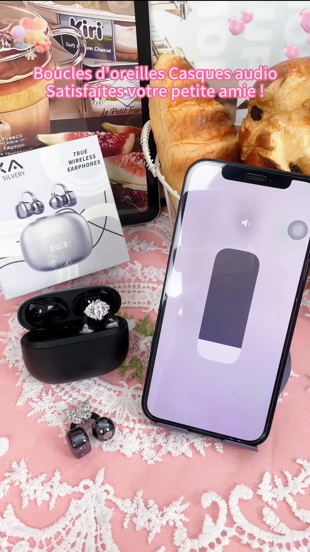 écouteur en boucles d'oreilles DAMIX